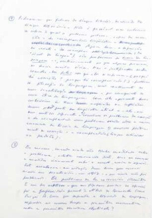 A língua literária : Vortrag; Notizen