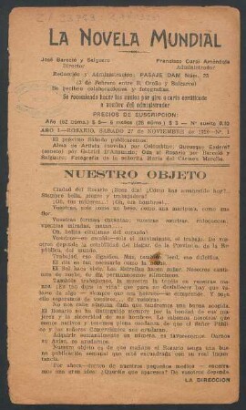 Nuestro objeto