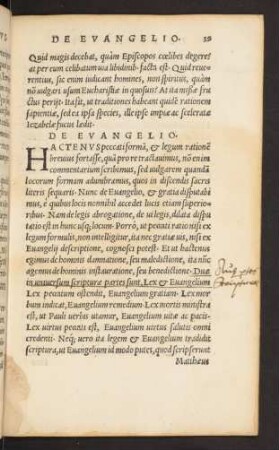 De Evangelio.
