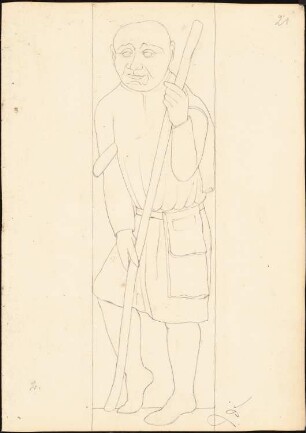 Rathaus, Wernigerode: Stein- oder Holz- (Knaggen-?)Figur