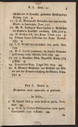 Sectio 3. Scriptores iuris naturalis et gentium.