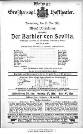 Der Barbier von Sevilla