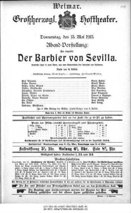 Der Barbier von Sevilla