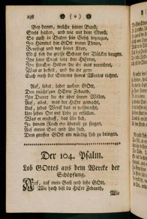 238-247, Der 104. - 105. Psalm