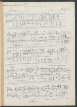 Trauermarsch; pf; as-Moll