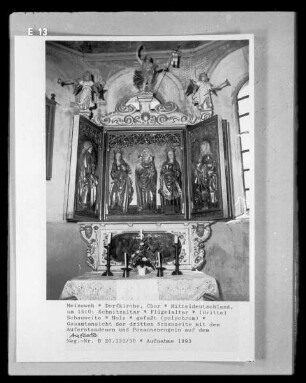 Schnitzaltar — Schauseite (dritte)