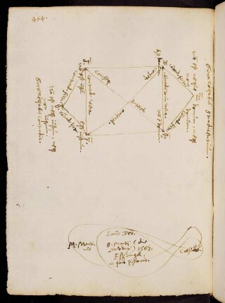 454, Geometrische Zeichnung von Crusius