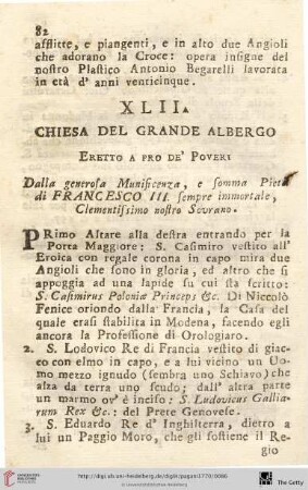 Num. XLII.: Chiesa del Grande Albergo
