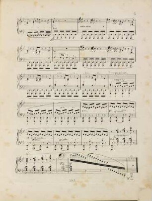 Variations caractéristiques pour le piano forte sur la Parisienne : marche nationale ; opéra 58