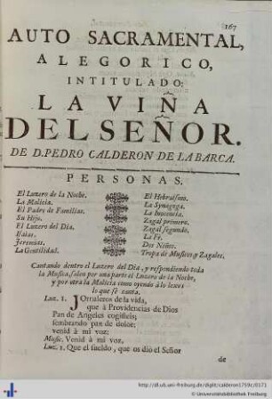 La Viña del Señor.