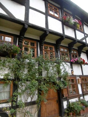 Quedlinburg: Fachwerkhaus Neustädter Kirchhof 7
