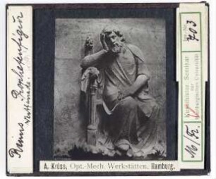 Reims, Kathedrale: Westfassade, Prophetenfigur