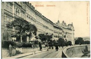 Karlsbad. Gartenzeile