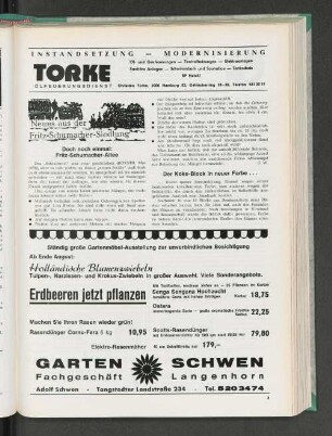Neues aus der Fritz-Schumacher-Siedlung Doch noch einmal: Fritz-Schumacher-Allee