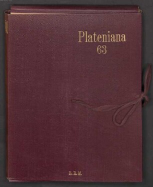 Nachlass von August Graf von Platen-Hallermünde (1796 - 1835) - BSB Plateniana, 63. August Graf von Platen-Hallermünde (1796 - 1835) Nachlass: Sprachstudien - BSB Plateniana 63