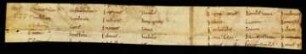 Fragment eines Glossarium Graeco-Latinum - Staatsbibliothek Bamberg IX A 6