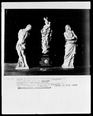 Christus an der Geißelsäule, Madonna, Maria als Schmerzensmutter