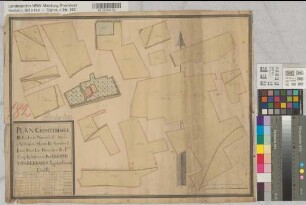 Schleiden. Plan géométrique de la ferme Nonnenhoff situé a Schleiden, mairie de Siersdorf. L' an XII.