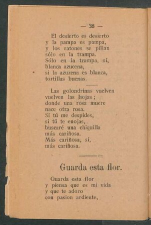 Guarda esta flor.