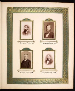 Hermann Nohl. 1868, Heinrich Reimer. 1868, Wilhelm Soltau. 1868, Rudolf Stenzler. 1868