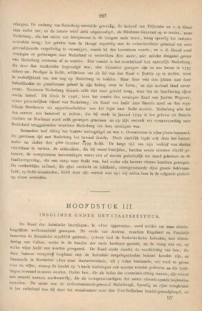 Hoofdstuk III. Insulinde oner het staatsbestuur