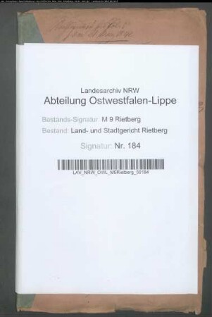 Erblasser: Kronenberg, Heinemann: Testament