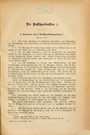 Annalen des Deutschen Reiches für Gesetzgebung, Verwaltung und Volkswirtschaft : staatsrechtl., volkswirtschaftl. u. statistisches Jahrbuch ; Materialiensammlung u. Reformzeitschr. 1885