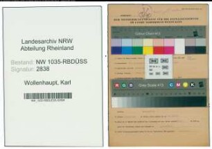 Entnazifizierung Karl Wollenhaupt , geb. 21.09.1919 (Buchhalter)