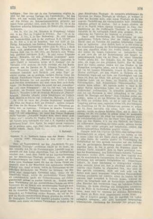 173-175 [Rezension] Lipsius, Richard Adelbert, Luthers Lehre von der Busse