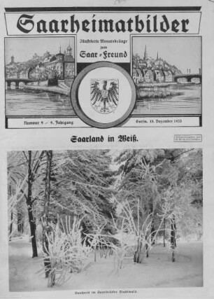 Nummer 9: Dezember 1933