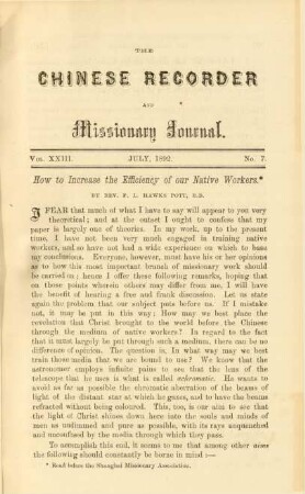 No. 7. July, 1892