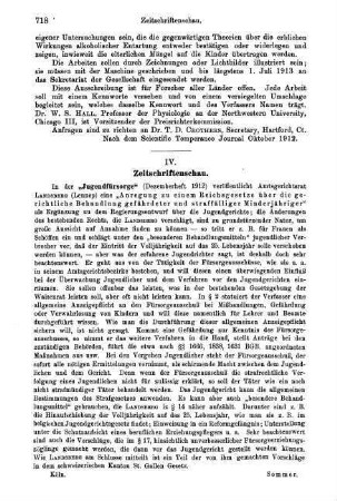 718-721, IV. Zeitschriftenschau