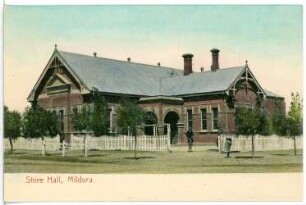 Mildura, Australien. Shire Hall