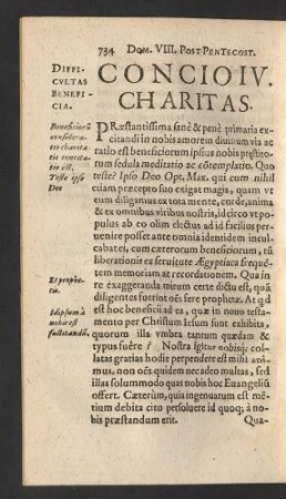 Concio IV. Charitas.