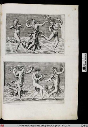 Tanzende Bacchantinnen und Faune (Teil 1).
