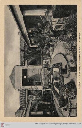 Pompei - Casa degli Amorini - Giardino