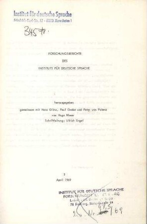 Das Mannheimer Corpus