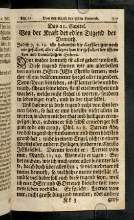 516-532, Das 21. - 23. Capitel