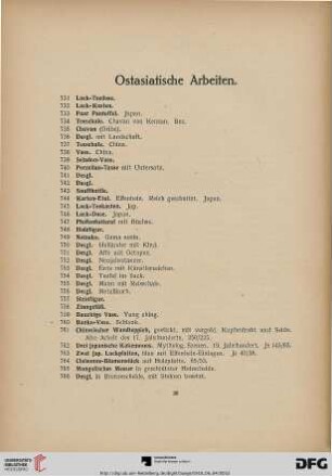 Ostasiatische Arbeiten (Nr. 731-1043)