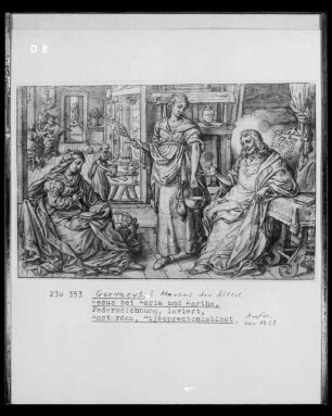 Jesus bei Maria und Martha