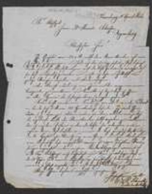 Brief von Johann Dietrich Eduard Schmeltz an Gottlieb August Herrich-Schaeffer