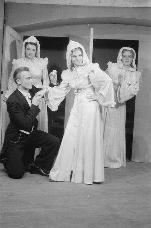 Szenenbilder aus der Operette "Der Opernball" von Richard Heuberger in einer Aufführung des Brandenburgischen Landestheaters in Potsdam