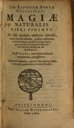 Magiae Naturalis libri viginti