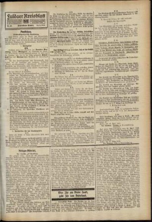 Zweite Ausgabe vom Mittwoch, den 14. April 1915.