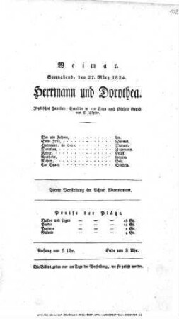 Herrmann und Dorothea