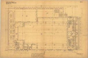 Fischer, Theodor; Stuttgart; Gustav-Siegle-Haus - Grundriss 1. OG