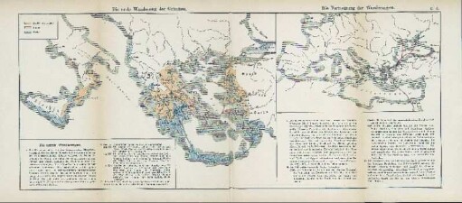 Nr. 3. Die erste Wanderung der Griechen. Die Fortsetzung der Wanderungen