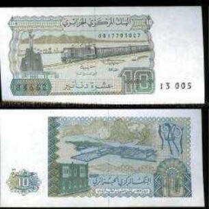 Algerien, 10 Dinar