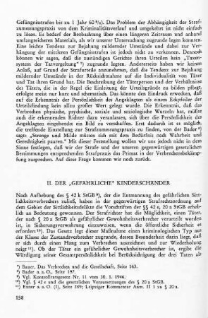 II. Der "gefährliche" Kinderschänder