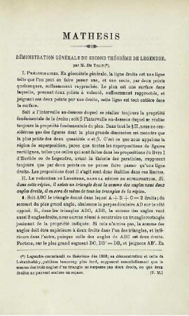 DÉMONSTRATION GÉNÉRALE DU SECOND THÉORÈME DE LEGENDRE.